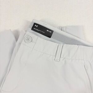 Under Armour Golf Pants Mens 36x32 Gray Excellent Stretch Performance Trousers